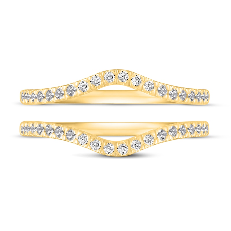 Main Image 3 of Diamond Double Wedding Band Set 1/4 ct tw 14K Yellow Gold