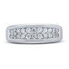 Thumbnail Image 2 of Pnina Tornai Captured By You Men's Diamond Wedding Band 1/2 ct tw Round 14K White Gold