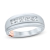 Thumbnail Image 0 of Pnina Tornai As Long As We Both Shall Live Men's Diamond Wedding Band 1/2 ct tw Round 14K White Gold