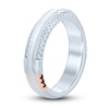 Thumbnail Image 2 of Pnina Tornai Found The One Men's Diamond Wedding Band 1/2 ct tw Round/Baguette 14K White Gold