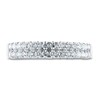 Thumbnail Image 3 of Diamond Anniversary Ring 1/2 ct tw Round 14K White Gold