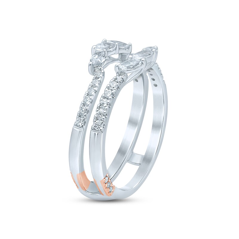 Main Image 2 of Pnina Tornai Diamond Enhancer Ring 5/8 ct tw Marquise/Round 14K White Gold