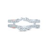 Thumbnail Image 3 of Pnina Tornai Diamond Enhancer Ring 5/8 ct tw Marquise/Round 14K White Gold