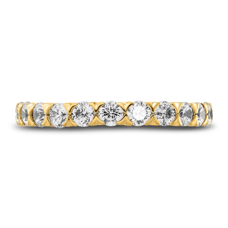 Main Image 2 of Diamond Anniversary Band 1 ct tw Round 18K Yellow Gold