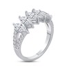 Thumbnail Image 2 of Diamond 5-Stone Anniversary Ring 2-1/5 ct tw Round/Marquise 14K White Gold