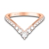 Thumbnail Image 1 of ArtCarved Rose-Cut Diamond Anniversary Band 3/8 ct tw 14K Rose Gold