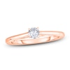 Thumbnail Image 1 of Diamond Solitaire Engagement Ring 1/4 ct tw Round 14K Rose Gold (I/I2)