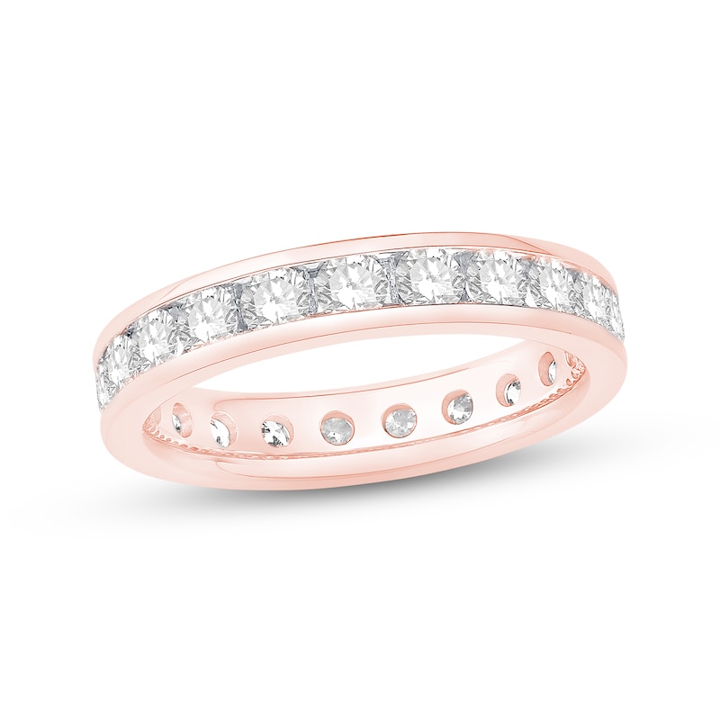 Main Image 1 of Diamond Eternity Band 2 ct tw Round 14K Rose Gold