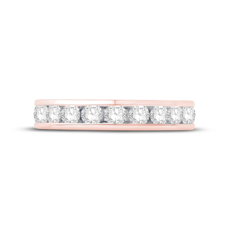 Main Image 2 of Diamond Eternity Band 2 ct tw Round 14K Rose Gold