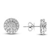 Thumbnail Image 1 of Diamond Stud Earrings 1 ct tw Round 14K White Gold