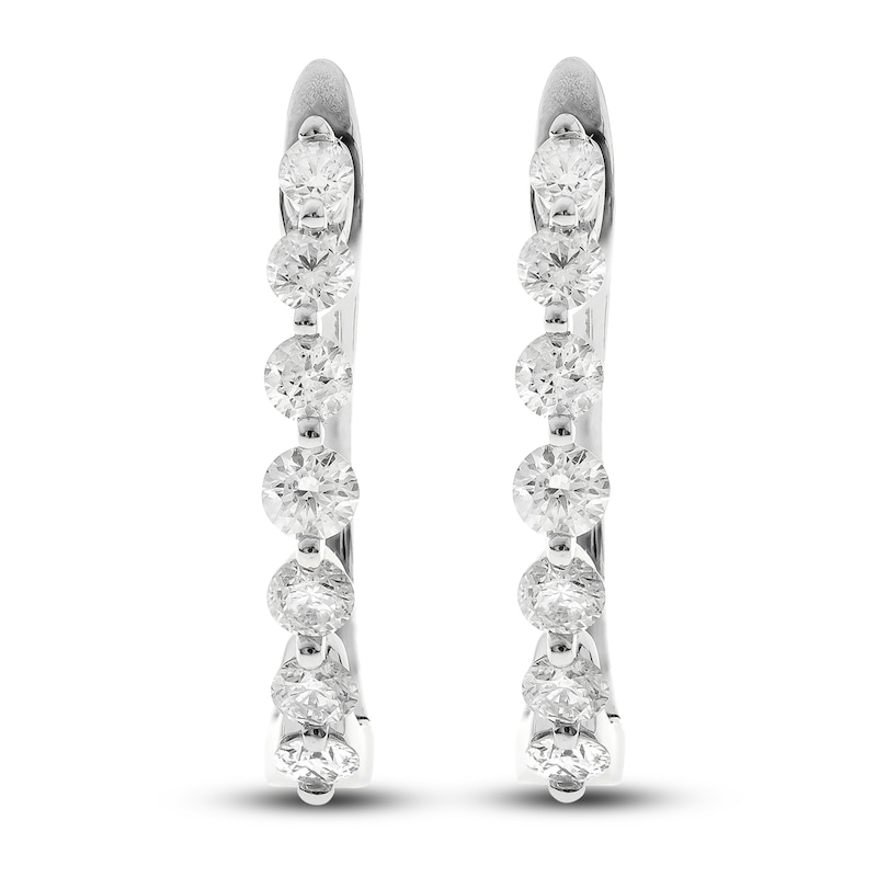 Diamond Earrings 7/8 ct tw Round 14K White Gold | Jared