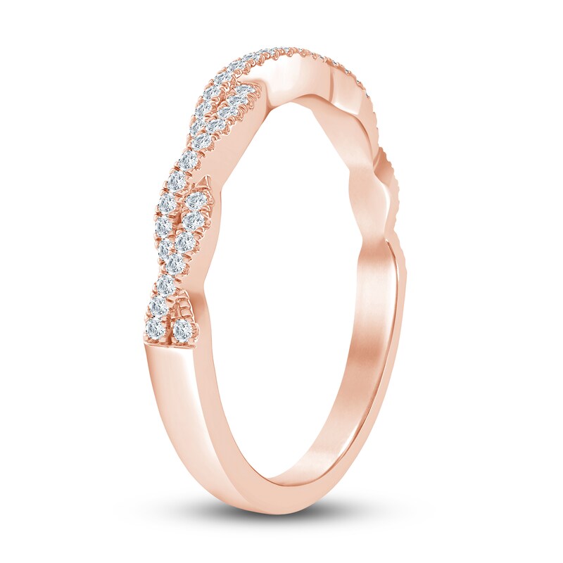 Main Image 2 of Diamond Anniversary Band 1/8 ct tw Round 14K Rose Gold