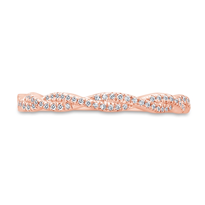 Main Image 3 of Diamond Anniversary Band 1/8 ct tw Round 14K Rose Gold