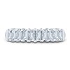 Thumbnail Image 3 of Pnina Tornai Lab-Grown Diamond Anniversary Band 2 ct tw Emerald 14K White Gold