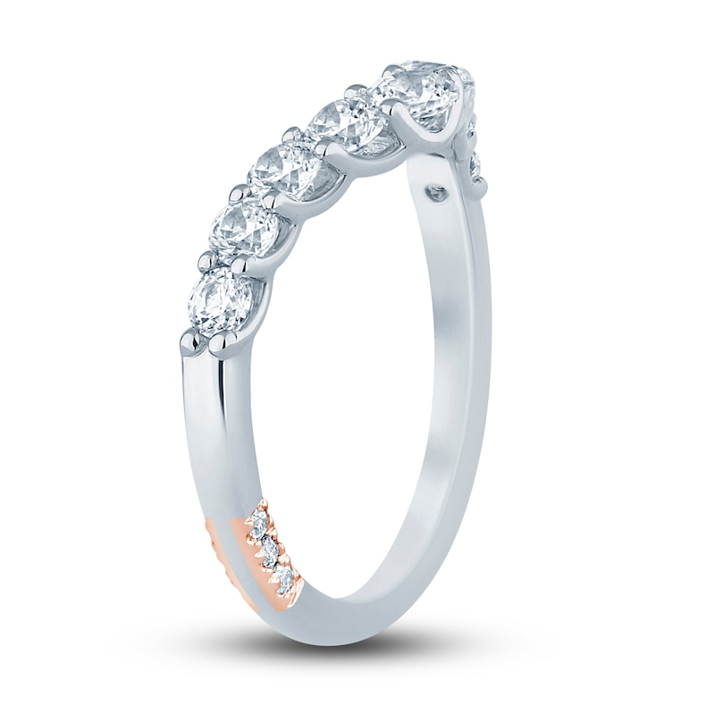 Main Image 2 of Pnina Tornai Lab-Created Diamond Contour Anniversary Band 1 ct tw Round 14K White Gold