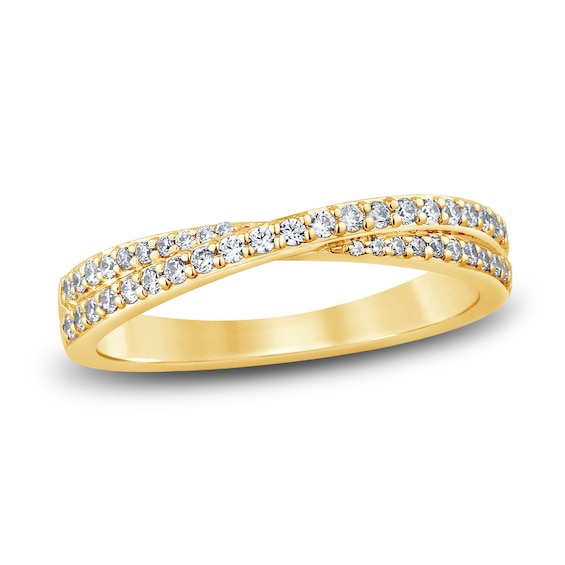 Diamond Anniversary Band 14 ct tw Round 14K Yellow Gold