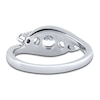 Thumbnail Image 3 of Diamond 5-Stone Engagement Ring 1 ct tw Round 14K White Gold