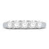 Thumbnail Image 3 of Diamond 5-Stone Anniversary Band 1 ct tw Round 14K White Gold