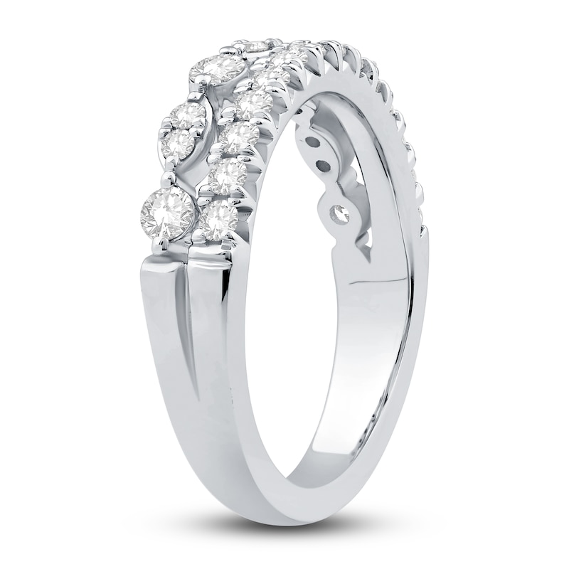 Main Image 2 of Diamond Anniversary Band 3/4 ct tw Round 14K White Gold