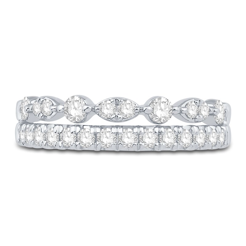 Main Image 3 of Diamond Anniversary Band 3/4 ct tw Round 14K White Gold