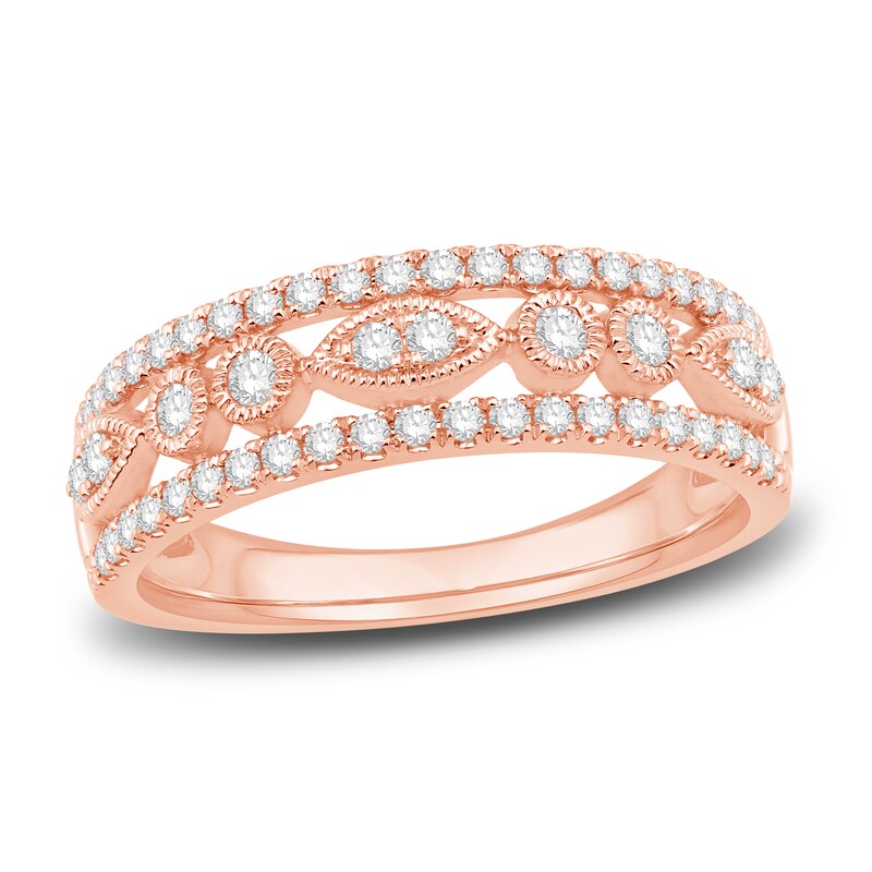 Main Image 1 of Diamond Anniversary Band 3/8 ct tw Round 14K Rose Gold