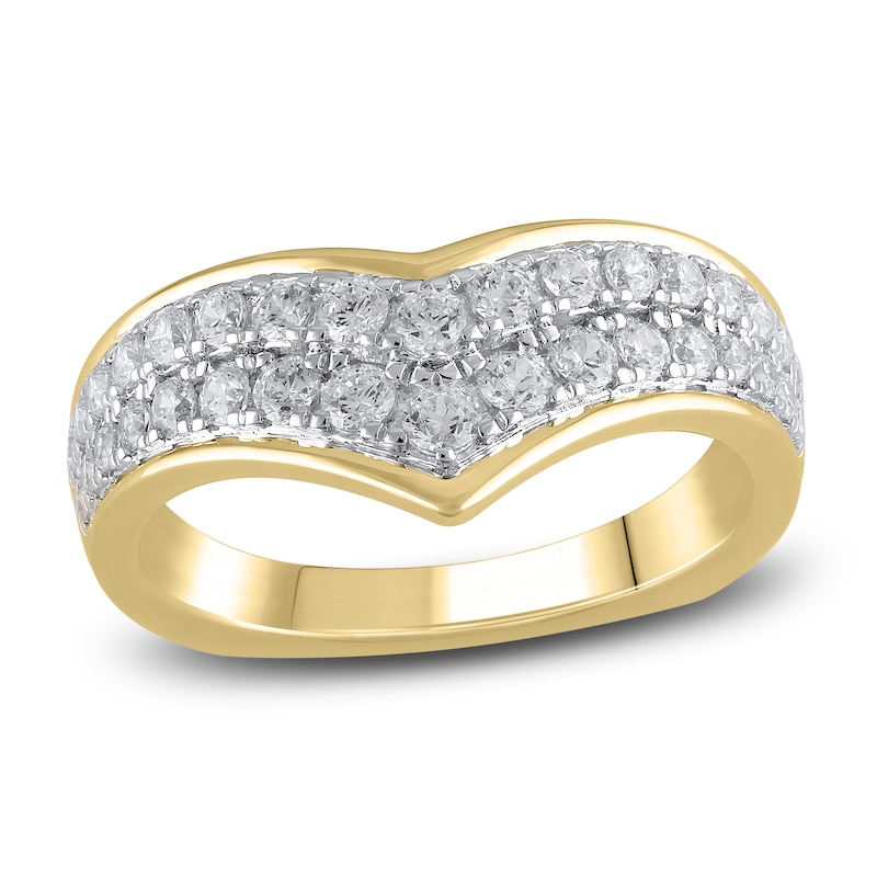 Main Image 1 of Diamond Anniversary Band 3/4 ct tw Round 18K Yellow Gold