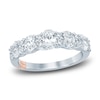 Thumbnail Image 0 of Pnina Tornai Lab-Created Diamond Anniversary Ring 1-1/2 ct tw Round/Oval 14K White Gold