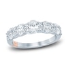 Thumbnail Image 1 of Pnina Tornai Lab-Grown Diamond Anniversary Ring 1-1/2 ct tw Round/Oval 14K White Gold