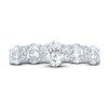 Thumbnail Image 3 of Pnina Tornai Lab-Grown Diamond Anniversary Ring 1-1/2 ct tw Round/Oval 14K White Gold