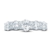 Thumbnail Image 2 of Pnina Tornai Lab-Created Diamond Anniversary Ring 1-1/2 ct tw Round/Oval 14K White Gold