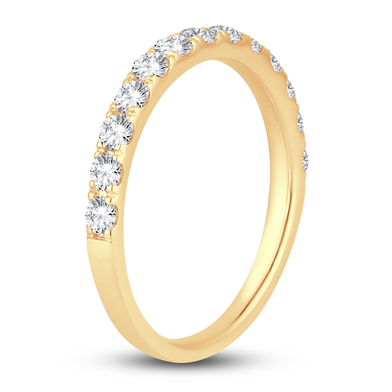 Diamond Wedding Band 1/2 ct tw Round 14K Yellow Gold