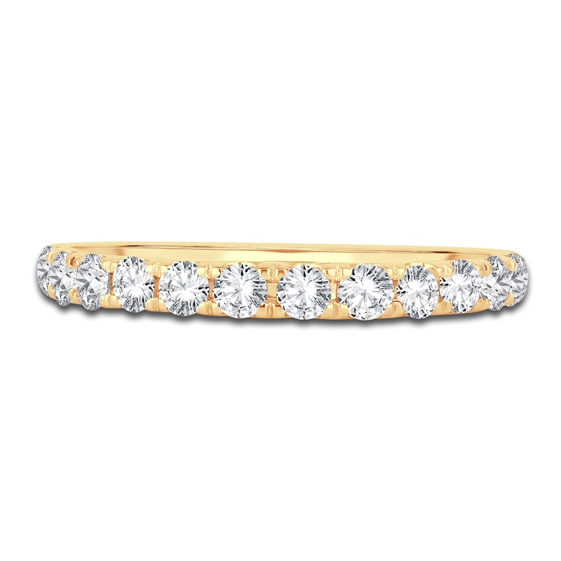 Main Image 3 of Diamond Wedding Band 1/2 ct tw Round 14K Yellow Gold