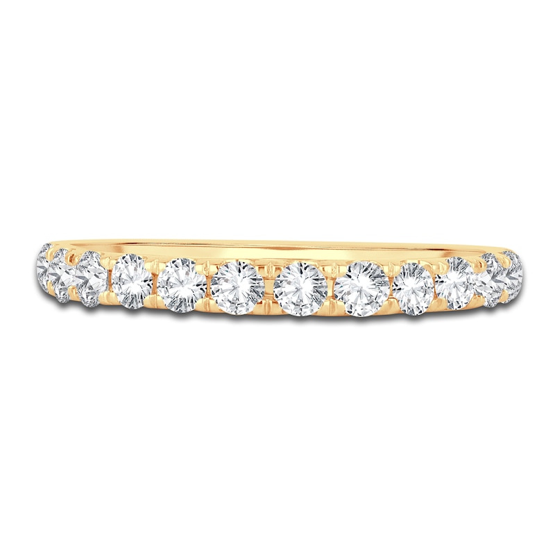 Diamond Wedding Band 1/2 ct tw Round 14K Yellow Gold