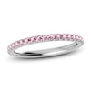 Thumbnail Image 1 of Juliette Maison Natural Pink Tourmaline Eternity Ring 10K White Gold
