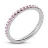 Thumbnail Image 2 of Juliette Maison Natural Pink Tourmaline Eternity Ring 10K White Gold