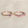 Thumbnail Image 4 of Juliette Maison Natural Amethyst & Natural Garnet Ring 10K Yellow Gold