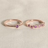 Thumbnail Image 4 of Juliette Maison Natural Ruby & Natural Garnet Ring 10K Yellow Gold