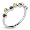 Thumbnail Image 2 of Juliette Maison Natural Peridot & Natural Garnet Ring 10K White Gold