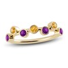 Thumbnail Image 1 of Juliette Maison Natural Amethyst & Natural Citrine Ring 10K Yellow Gold