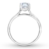 Thumbnail Image 1 of THE LEO First Light Diamond Solitaire Ring 1 ct 14K White Gold (I1/I)
