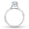Thumbnail Image 1 of THE LEO First Light Diamond Solitaire Ring 1 ct 14K White Gold (I1/I)