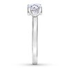 Thumbnail Image 2 of THE LEO First Light Diamond Solitaire Ring 1 ct 14K White Gold (I1/I)
