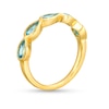 Thumbnail Image 3 of Kallati Pear-Shaped Natural Blue Topaz Ring 14K Yellow Gold