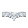 Thumbnail Image 3 of Diamond Contour Anniversary Band 1 ct tw Round 14K White Gold