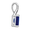 Thumbnail Image 1 of Natural Blue Sapphire Charm Diamond Accents 14K White Gold