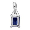 Thumbnail Image 2 of Natural Blue Sapphire Charm Diamond Accents 14K White Gold