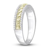 Thumbnail Image 2 of Y-Knot Diamond Anniversary Band 1/5 ct tw Round 14K Two-Tone Gold