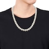 Thumbnail Image 4 of Men's Freshwater Cultured Pearl Necklace Sterling Silver 20"