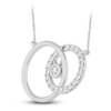 Thumbnail Image 2 of Diamond Pendant Necklace 1/2 ct tw Round 14K White Gold 18"