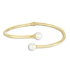Thumbnail Image 1 of Freshwater Cultured Pearl Bangle Bracelet 14K Yellow Gold